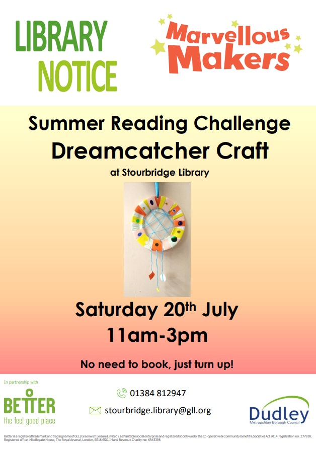 Stourbridge Library - Dreamcatcher Craft